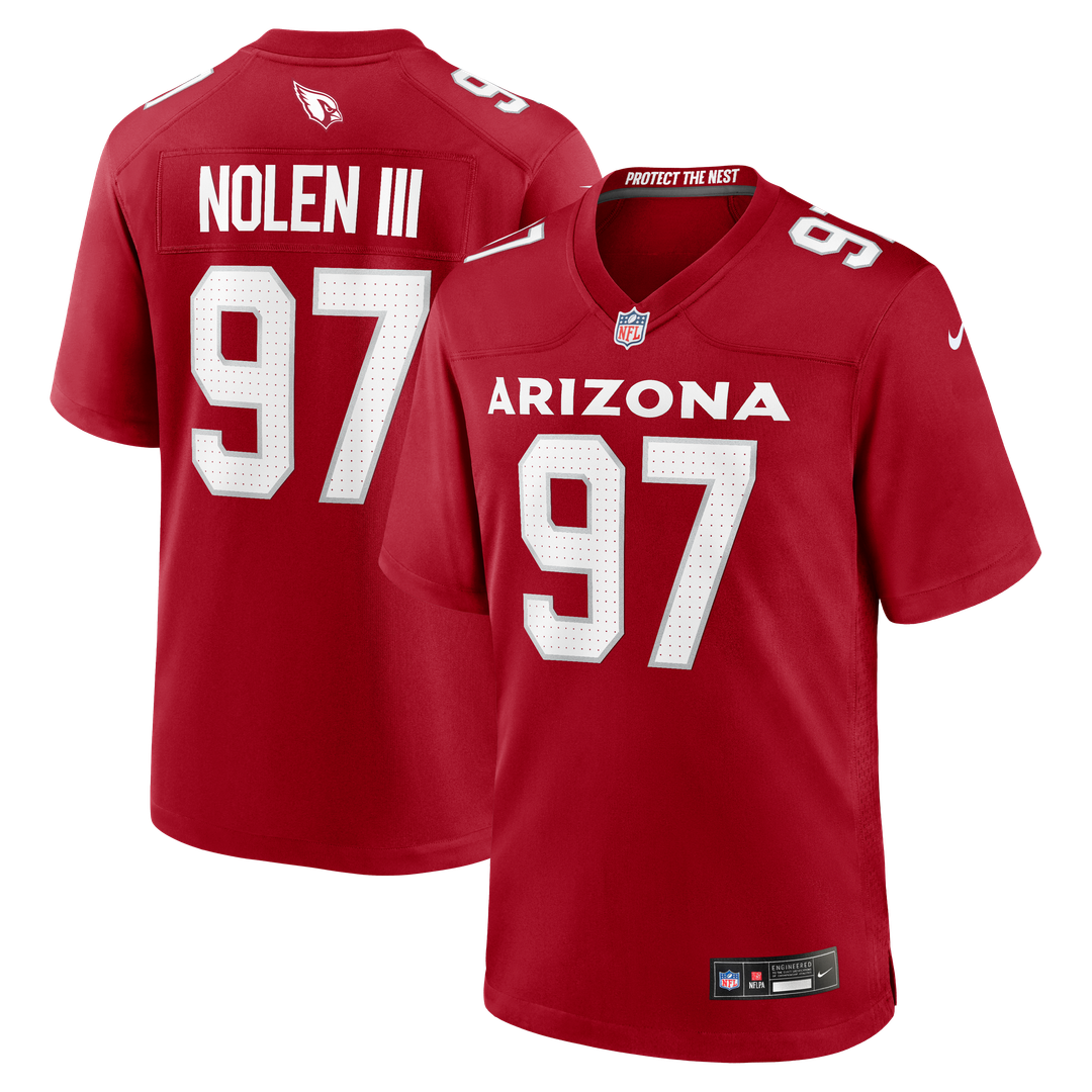Walter Nolen Arizona Cardinals Game Jersey - Cardinal