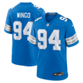 Mekhi Wingo Detroit Lions Game Jersey - Blue