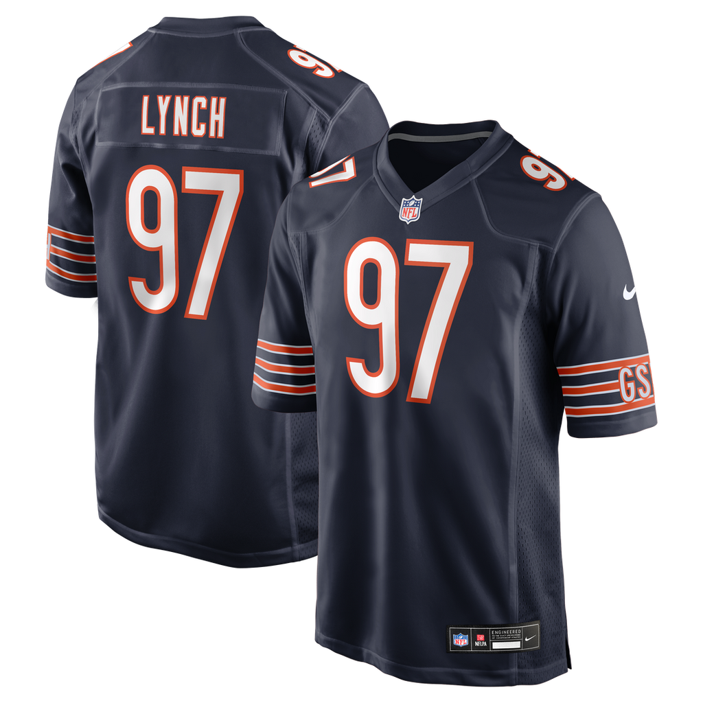 James Lynch Chicago Bears Game Jersey - Navy