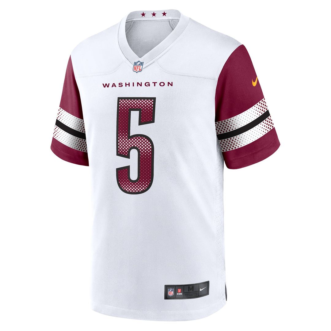 Jayden Daniels Washington Commanders Game Jersey - White