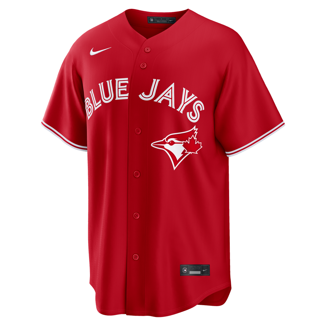 Toronto Blue Jays Trey Yesavage Nike Red Canada Day Replica Jersey