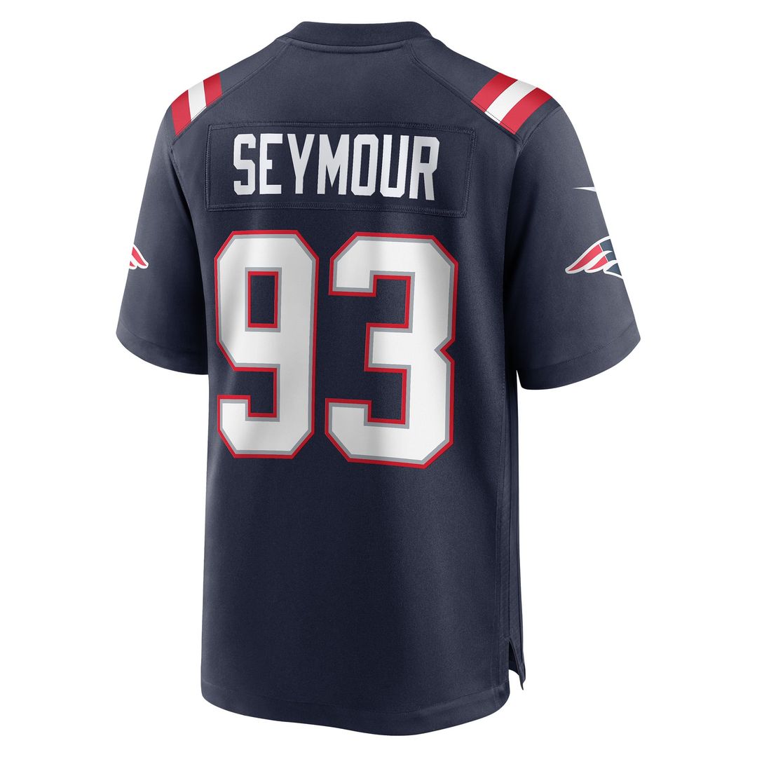 Richard Seymour New England Patriots Game Jersey - Navy