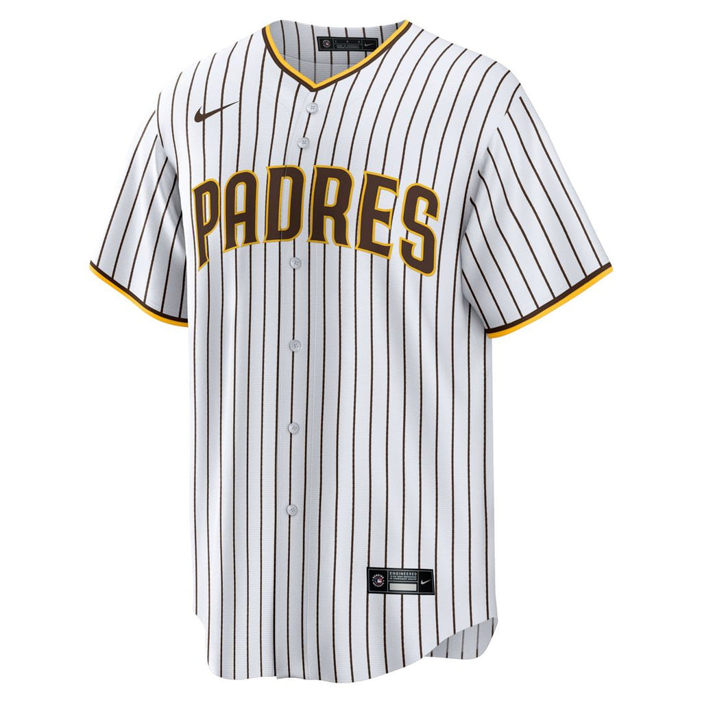 San Diego Padres Nike White Home Blank Replica Jersey