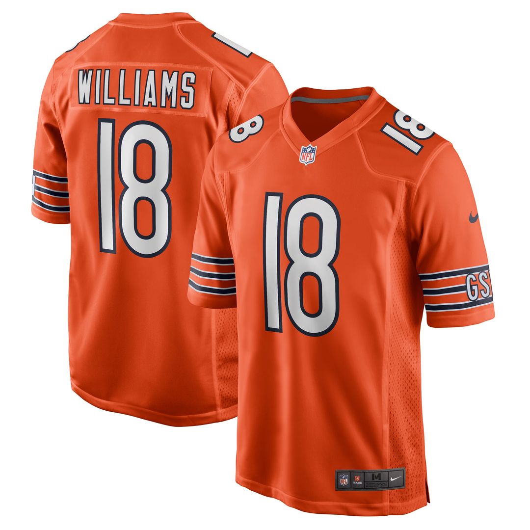 Caleb Williams Chicago Bears First Round Pick Game Jersey - White