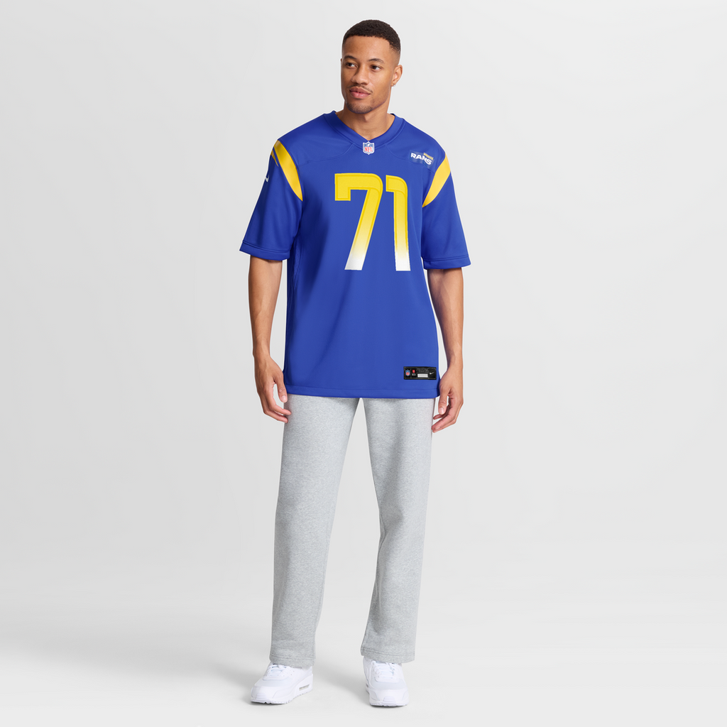 Warren McClendon Jr. Los Angeles Rams Game Jersey - Royal Blue