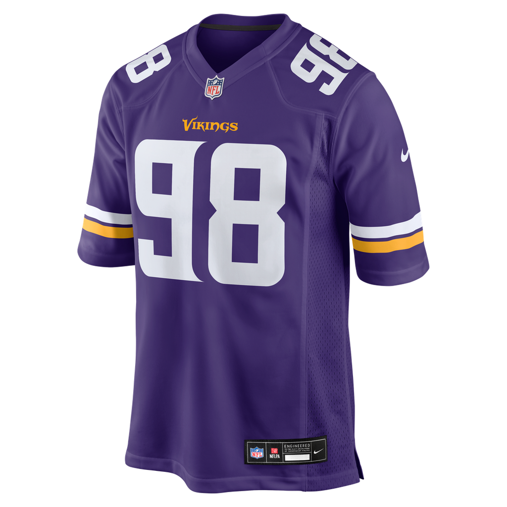 Bo Richter Minnesota Vikings Game Jersey - Purple