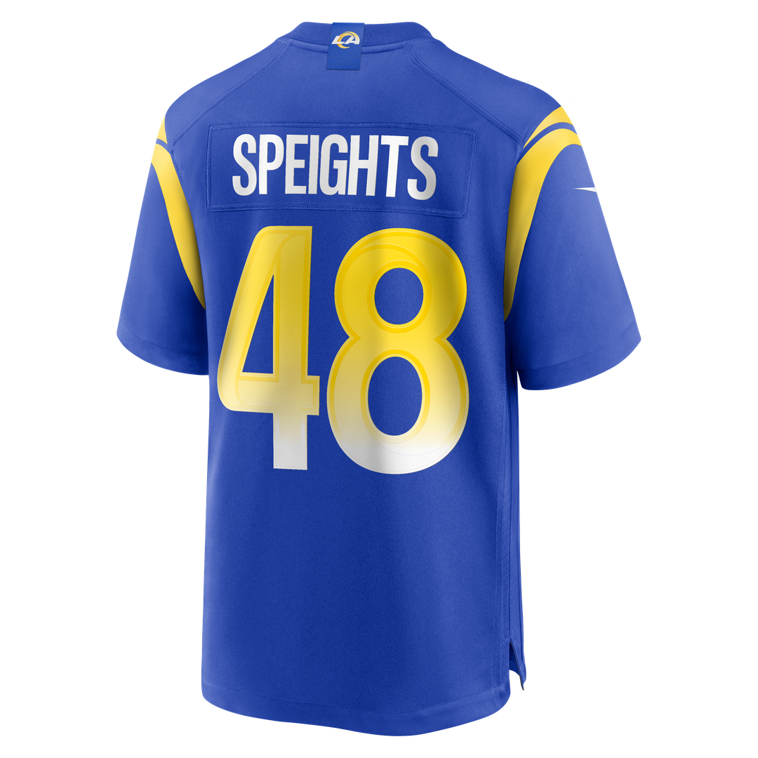 Omar Speights Los Angeles Rams Game Jersey - Royal Blue