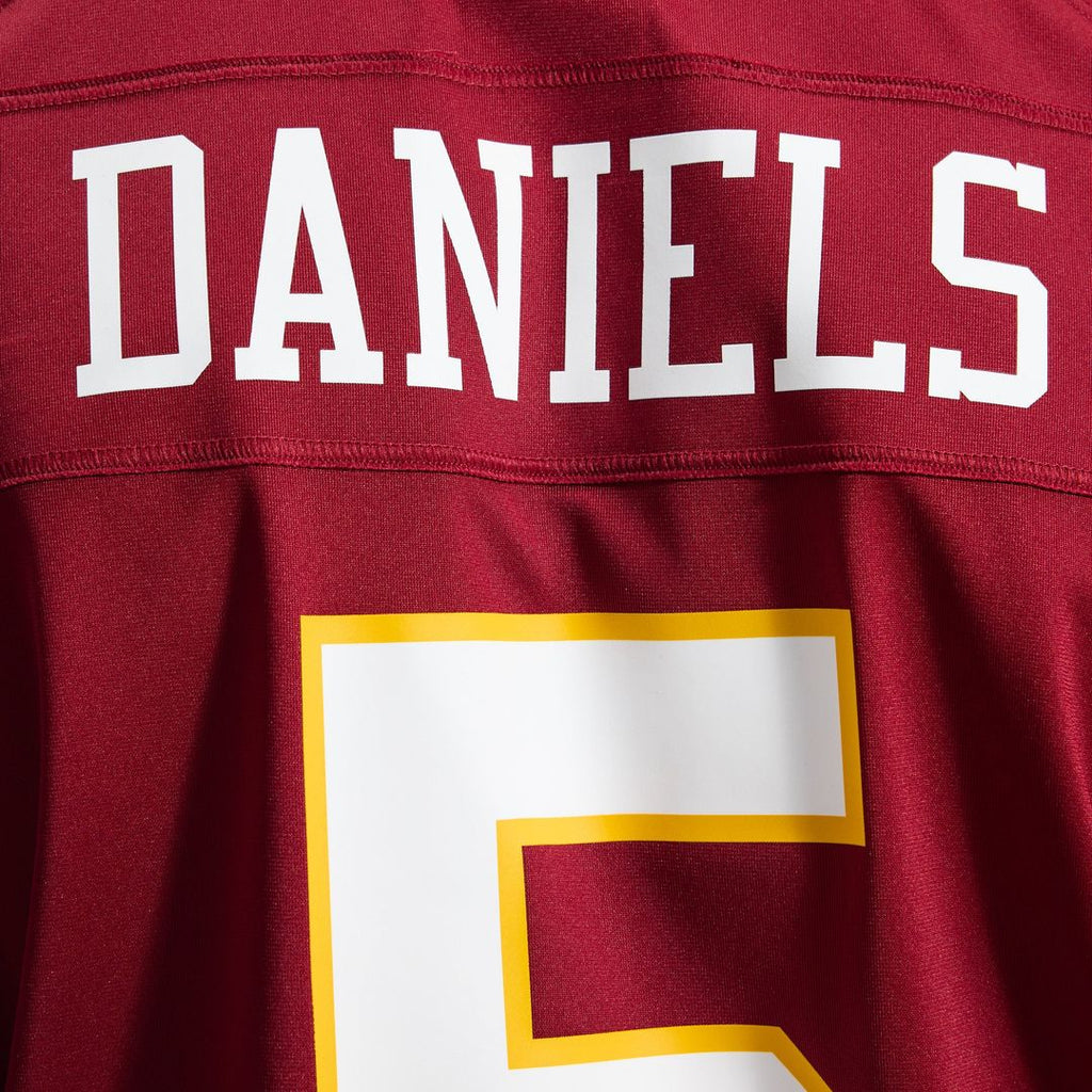 Jayden Daniels Washington Commanders Game Jersey - Burgundy