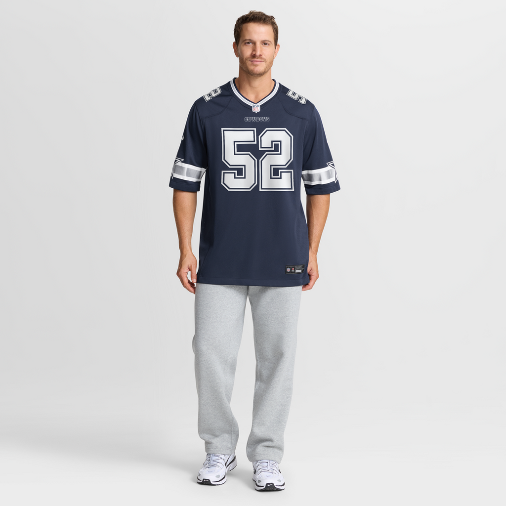 Tyler Booker Dallas Cowboys Game Jersey - Navy