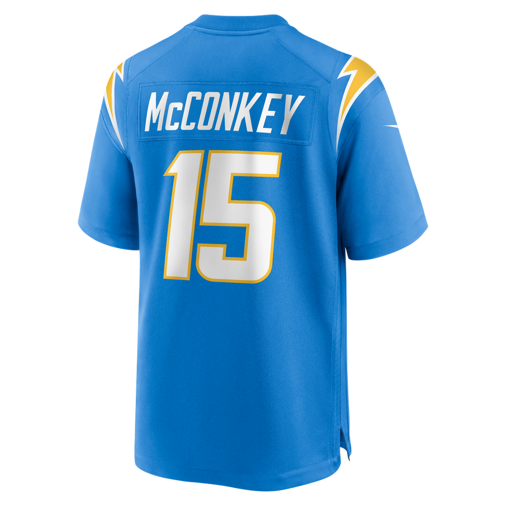 Ladd McConkey Los Angeles Chargers Game Jersey - Powder Blue