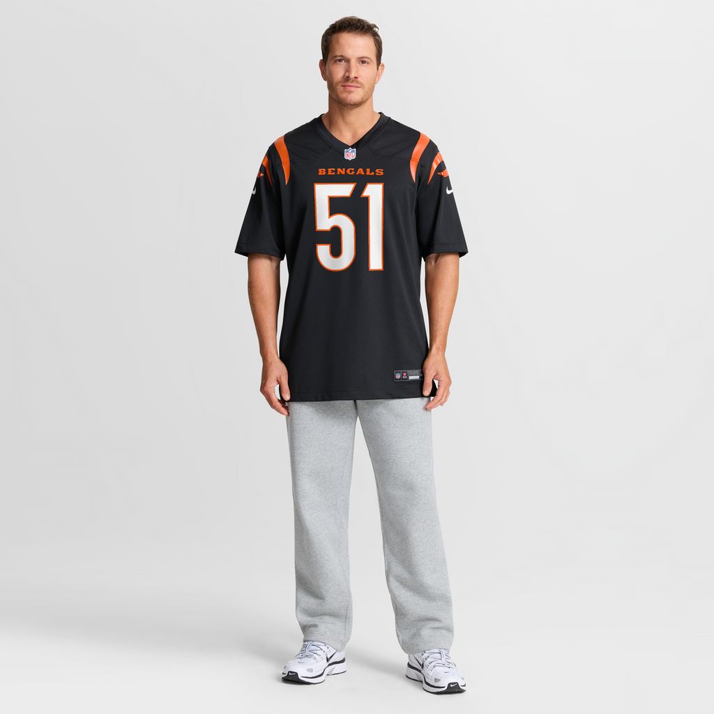 Isaiah Foskey Cincinnati Bengals Game Jersey - Black