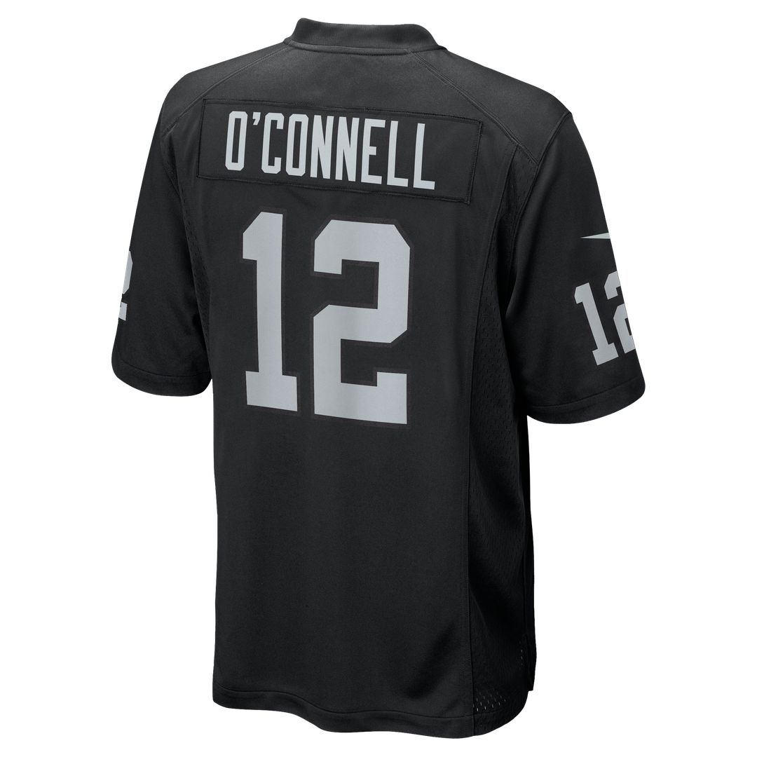 Aidan O'Connell Las Vegas Raiders Game Jersey - Black