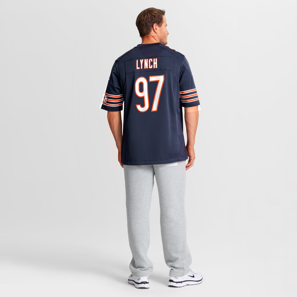 James Lynch Chicago Bears Game Jersey - Navy