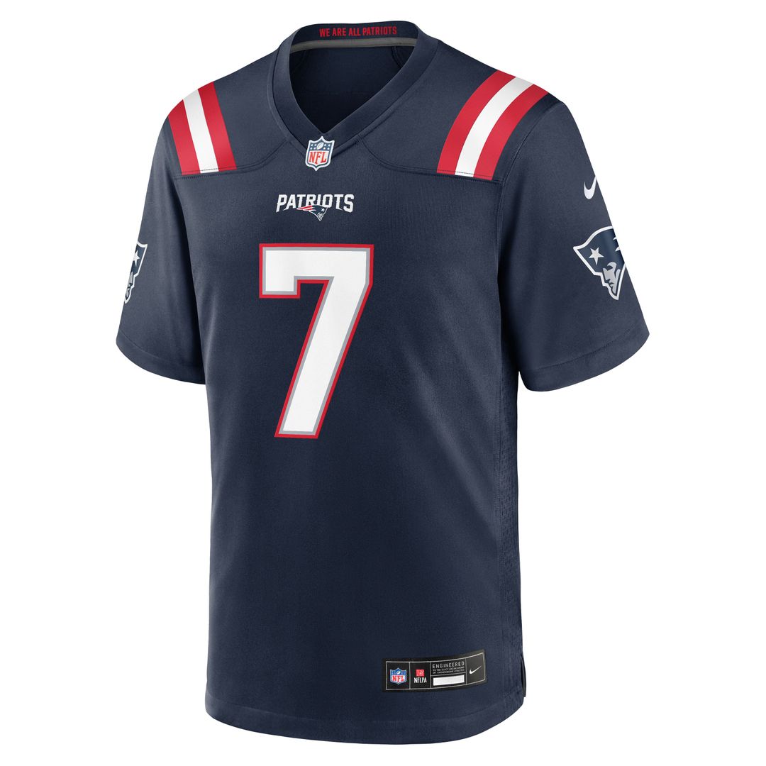Carlton Davis New England Patriots Game Jersey - Navy