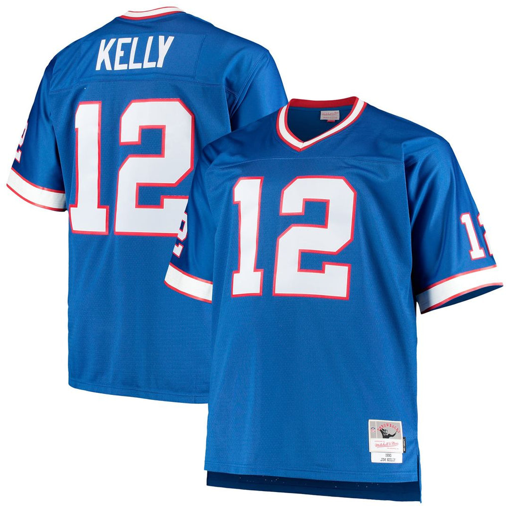 Jim Kelly Buffalo Bills Big & Tall 1990 Replica Jersey - Royal Blue