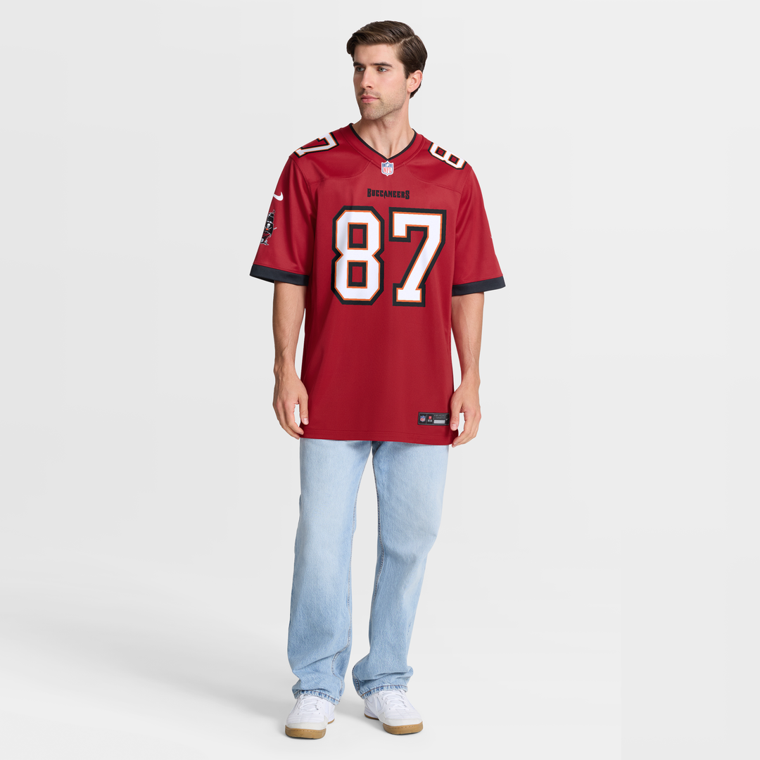 Payne Durham Tampa Bay Buccaneers Game Jersey - Red