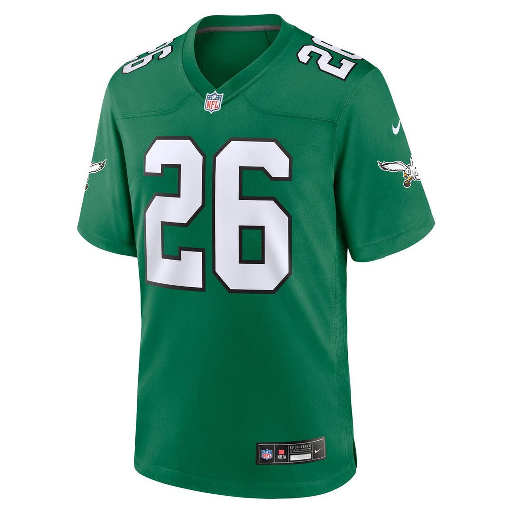 Saquon Barkley Philadelphia Eagles Alternate Game Jersey - Black