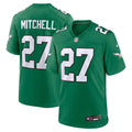 Quinyon Mitchell Philadelphia Eagles Alternate Game Jersey - Kelly Green
