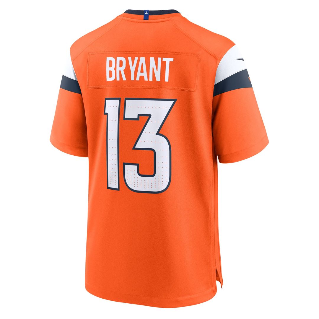 Pat Bryant Denver Broncos Game Jersey - Orange