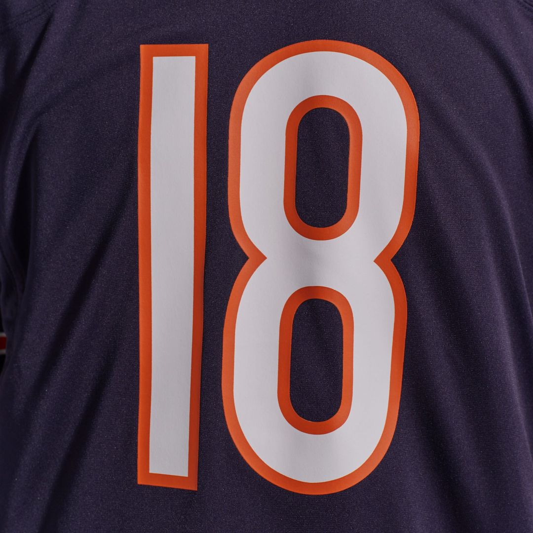 Caleb Williams Chicago Bears First Round Pick Game Jersey - White