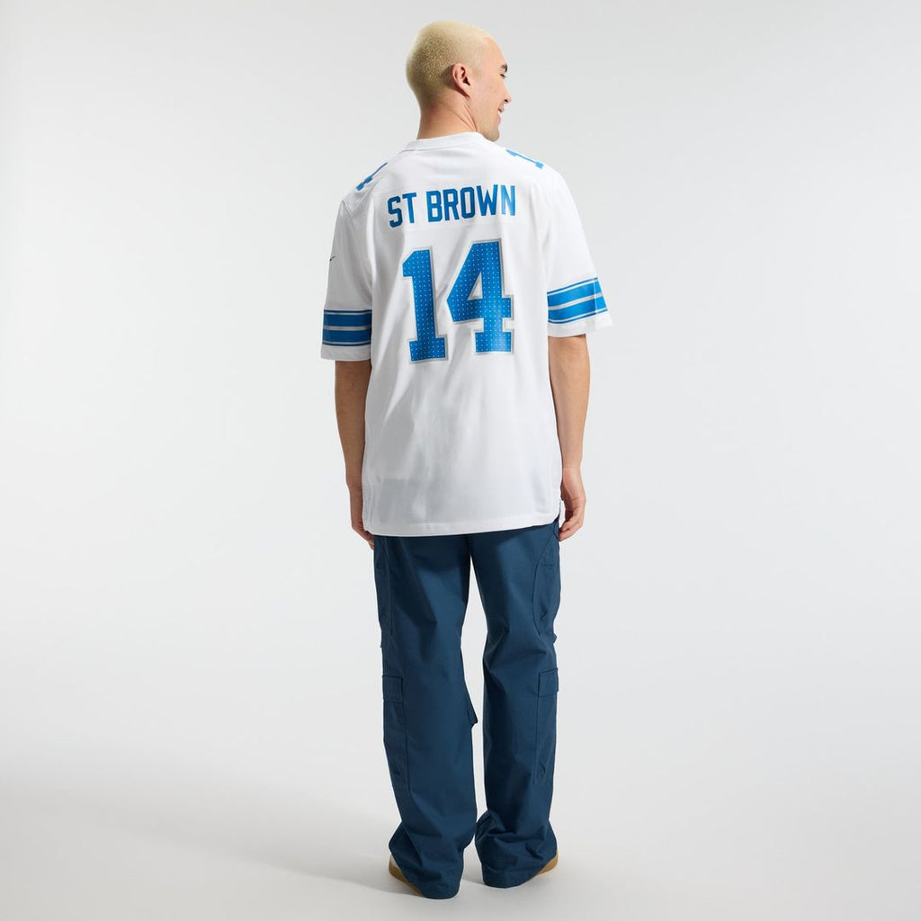 Amon-Ra St. Brown Detroit Lions Game Jersey - Blue