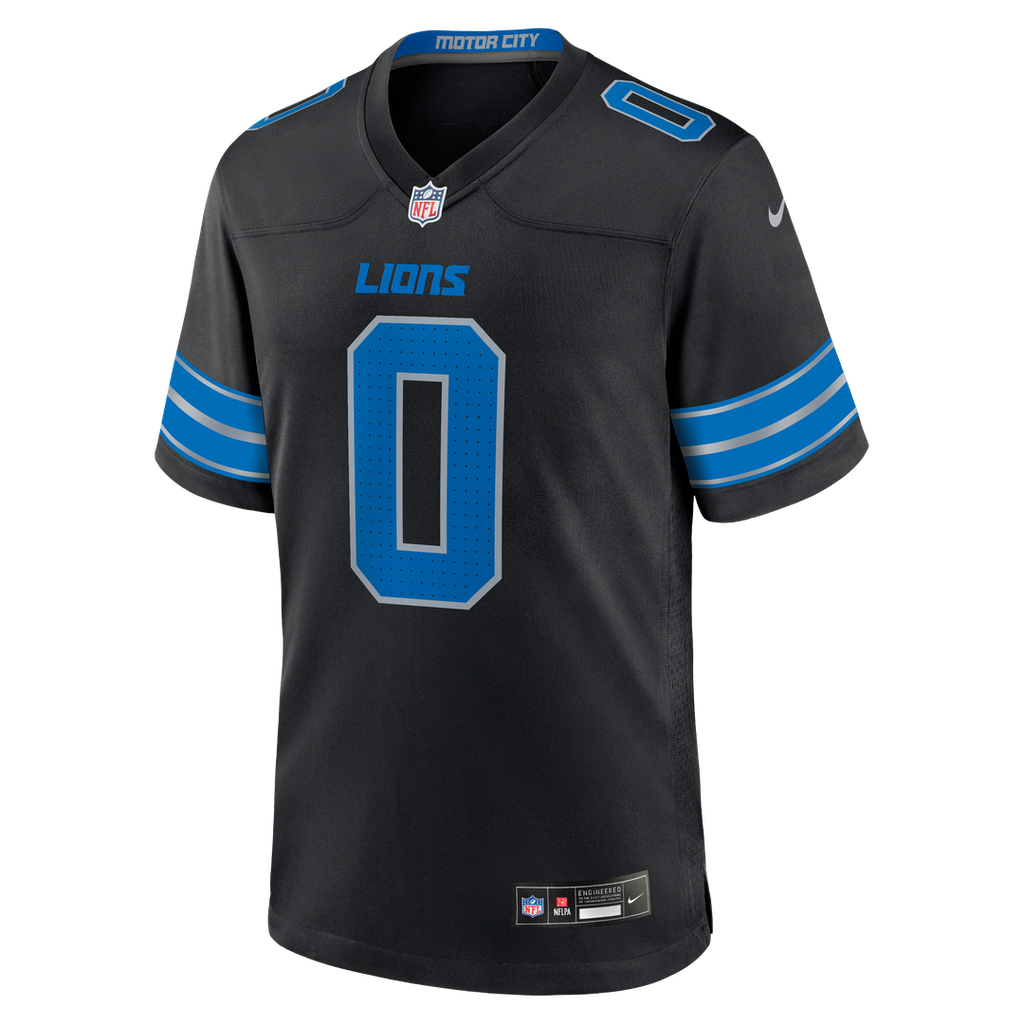 Jahmyr Gibbs Detroit Lions 2nd Alternate Game Jersey - Black
