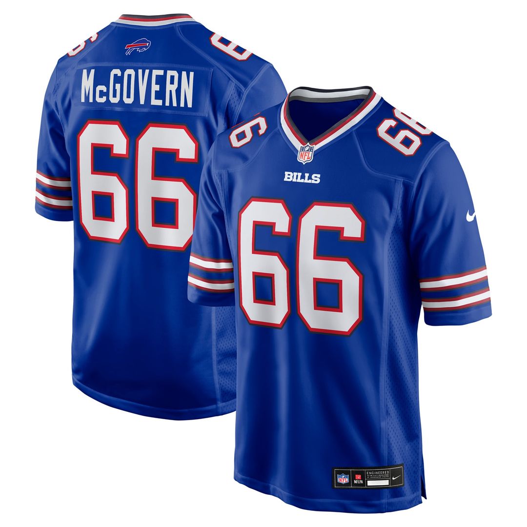 Connor McGovern Buffalo Bills Game Jersey - Royal Blue