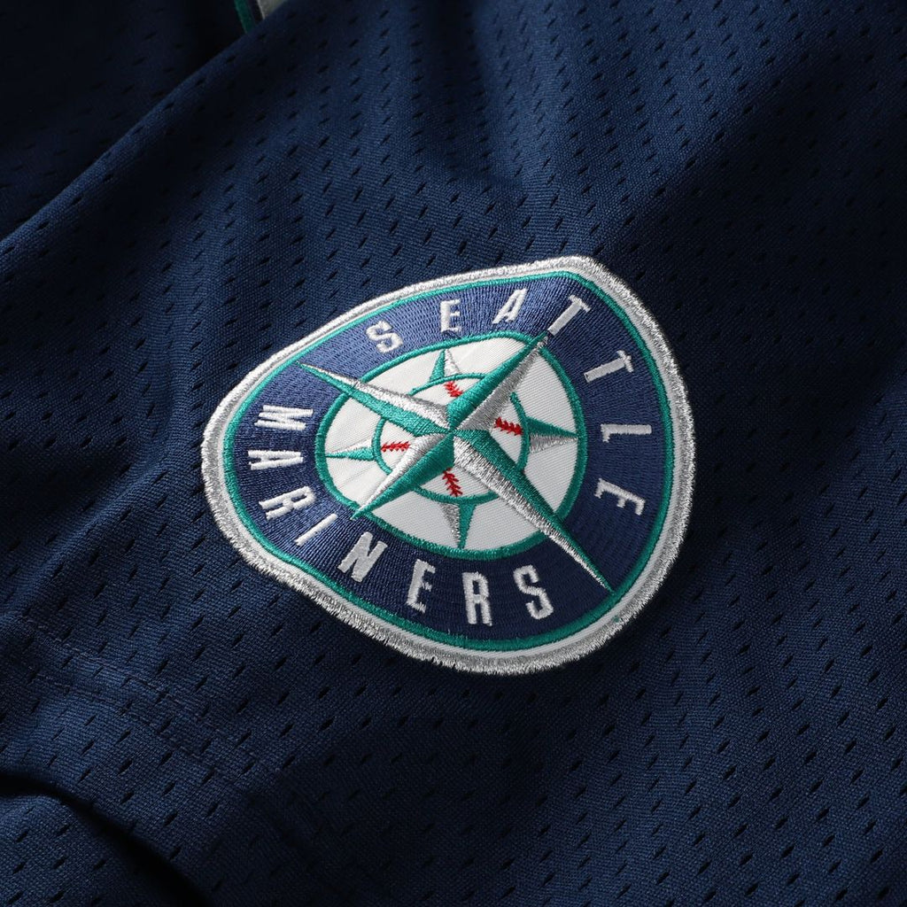 Seattle Mariners Mitchell & Ness Navy Big & Tall Cooperstown Collection Mesh Batting Practice Jersey