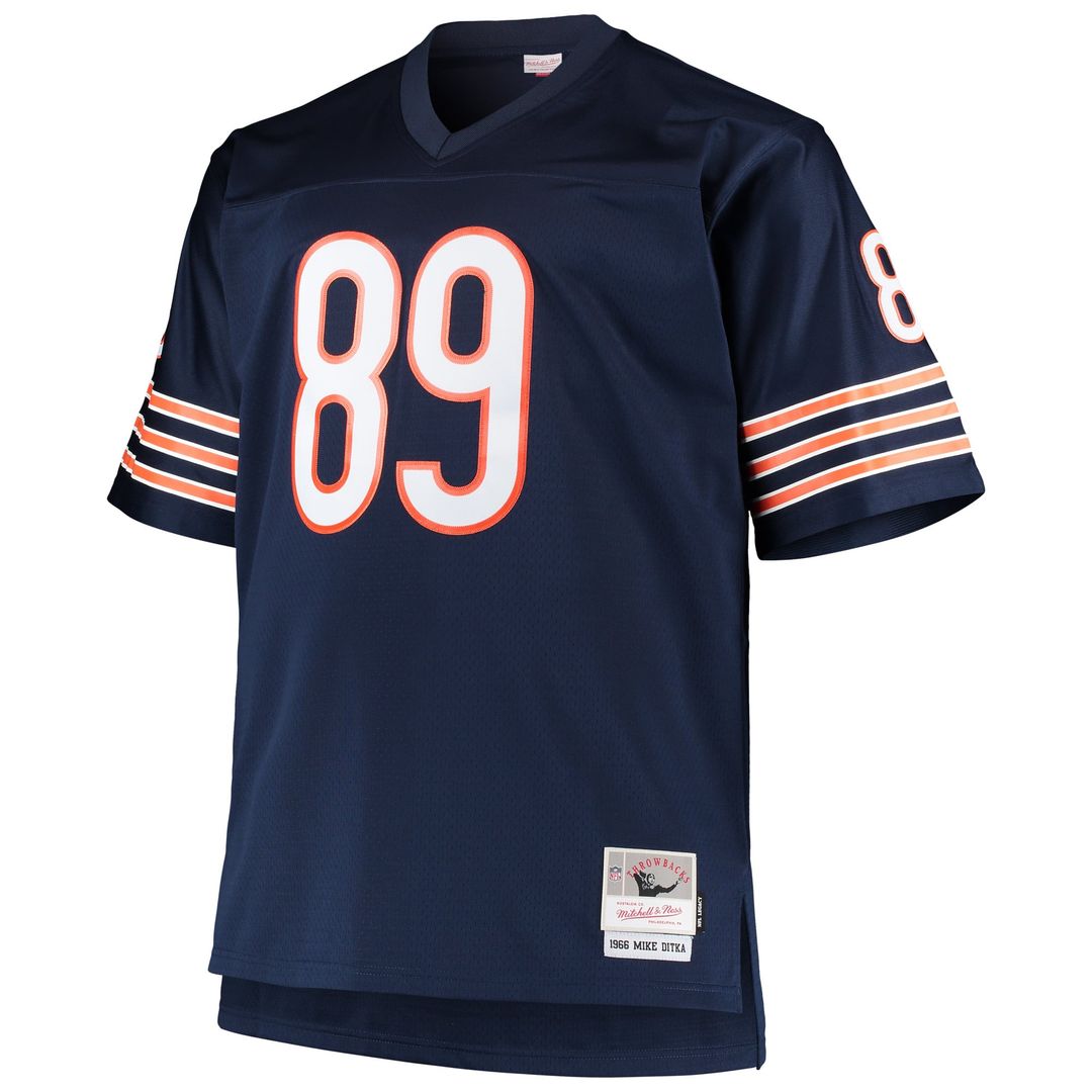 Mike Ditka Chicago Bears Big & Tall 1966 Replica Jersey - Navy