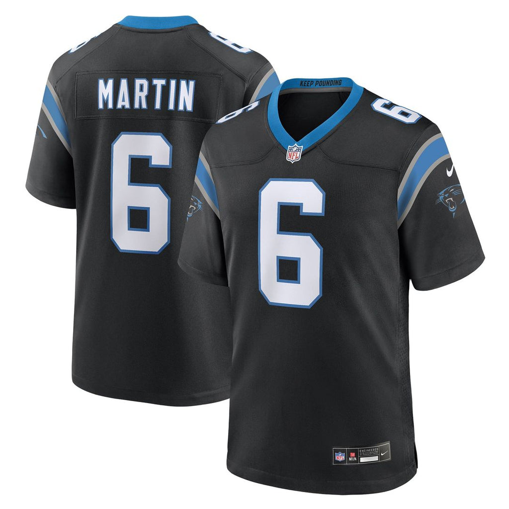 Sam Martin Carolina Panthers Game Jersey - Black