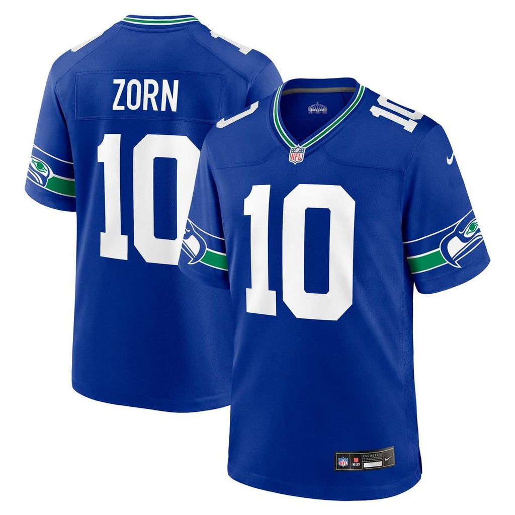 Jim Zorn Seattle Seahawks Alternate Game Jersey - Royal Blue