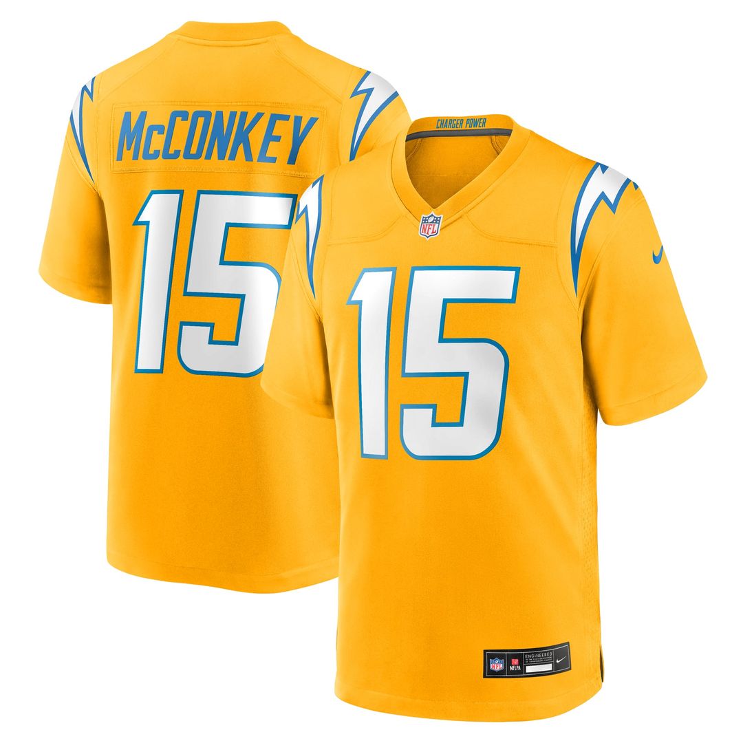 Ladd McConkey Los Angeles Chargers Alternate Super Chargers Game Jersey - Navy