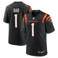 Number 1 Dad Cincinnati Bengals Game Jersey - Black