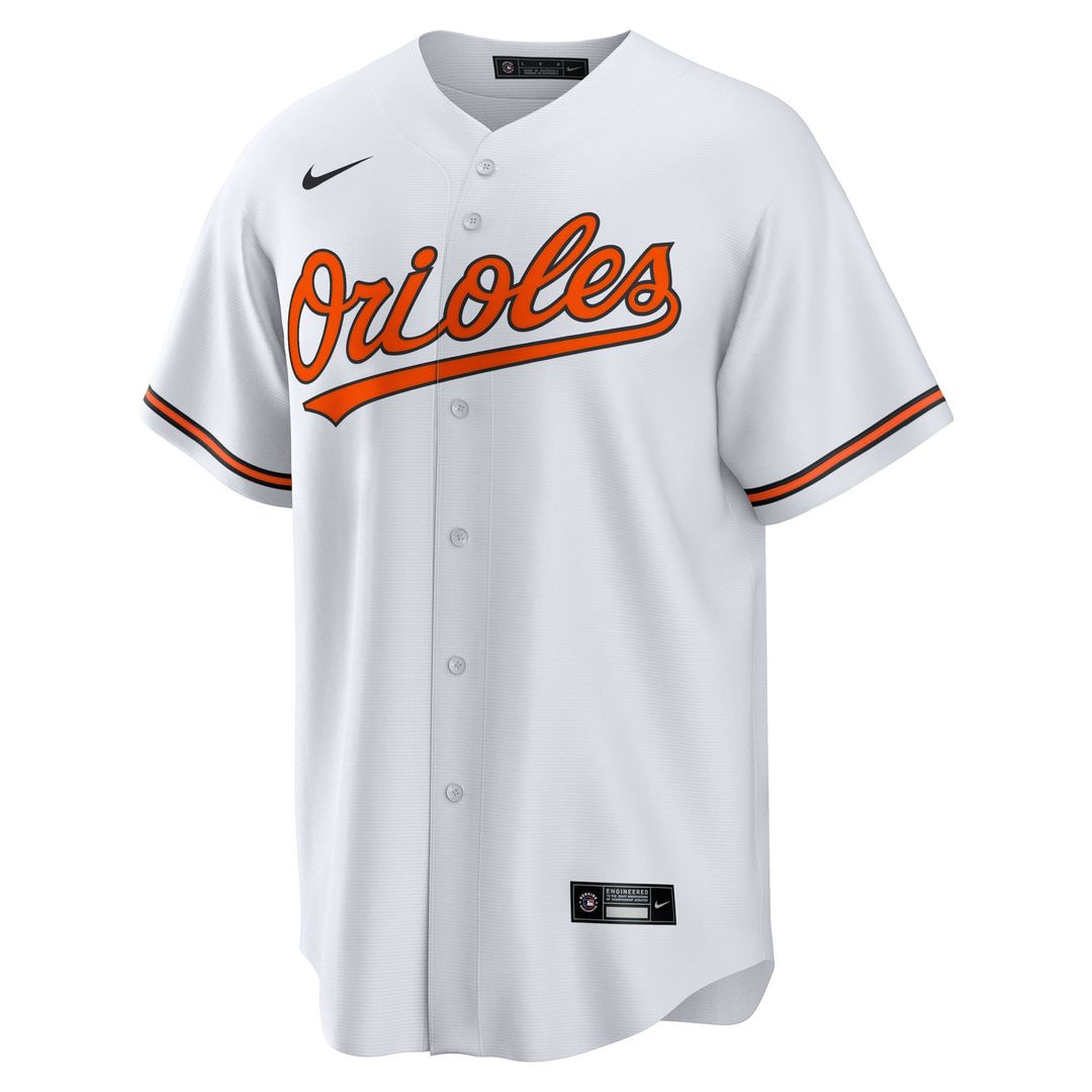 Baltimore Orioles Dylan Beavers Nike White Home Replica Jersey