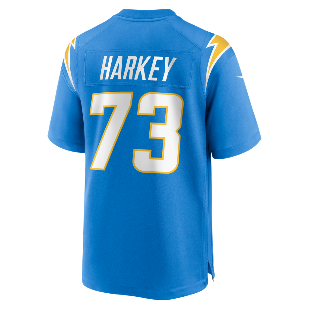 Alex Harkey Los Angeles Chargers Game Jersey - Powder Blue