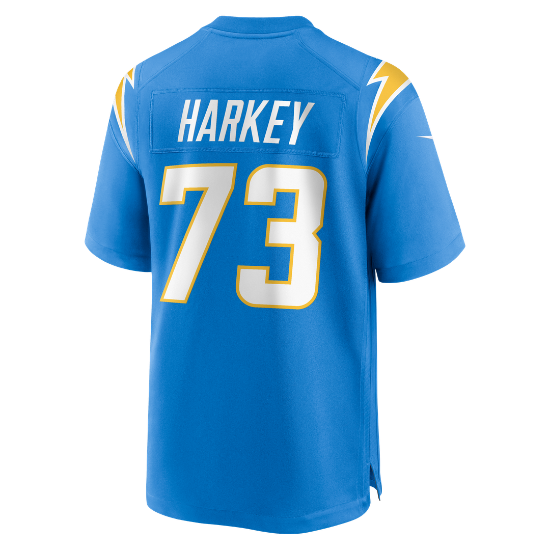 Alex Harkey Los Angeles Chargers Game Jersey - Powder Blue