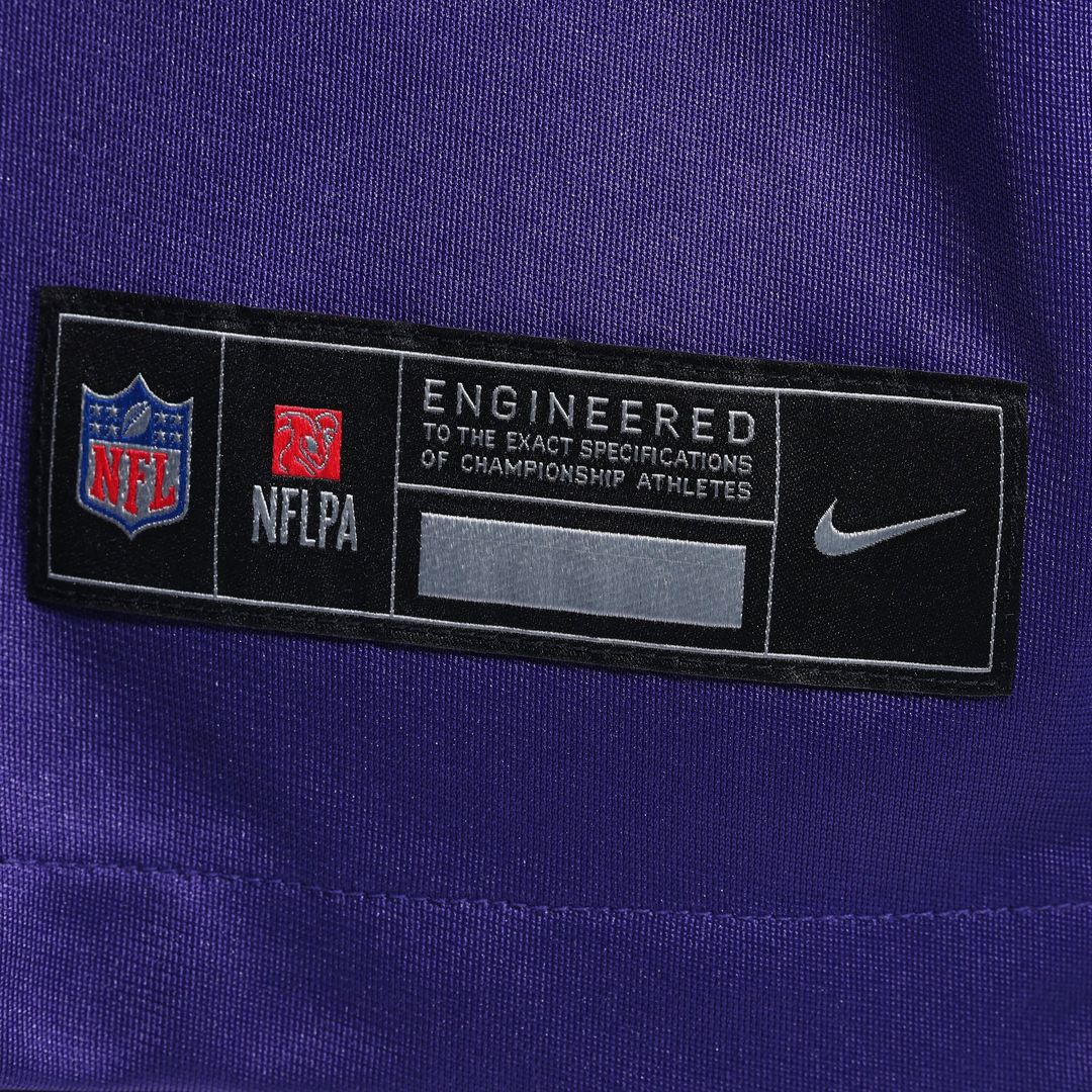 Warren Moon Minnesota Vikings Alternate Game Jersey - Purple