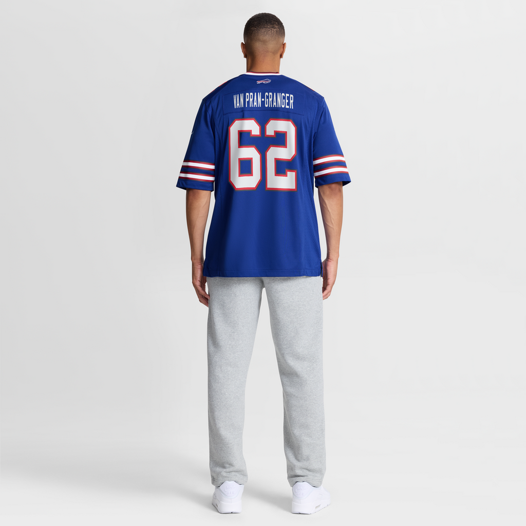 Sedrick Van Pran-Granger Buffalo Bills Game Jersey - Royal Blue