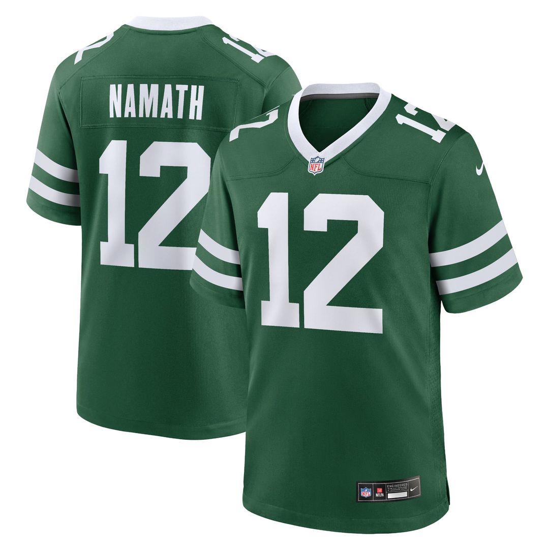 Joe Namath New York Jets Alternate Game Jersey - Legacy Black