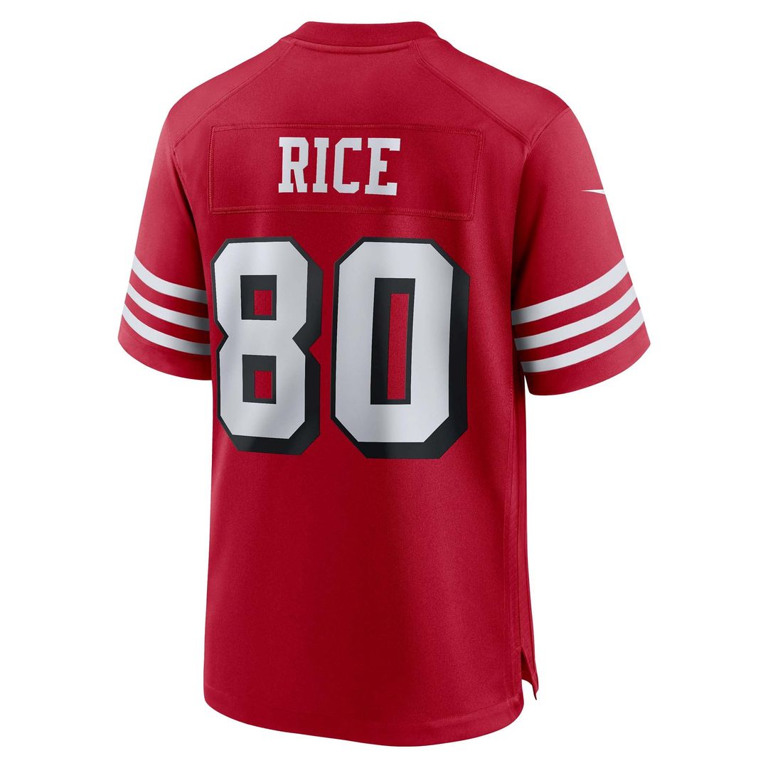 Jerry Rice San Francisco 49ers Game Jersey - White