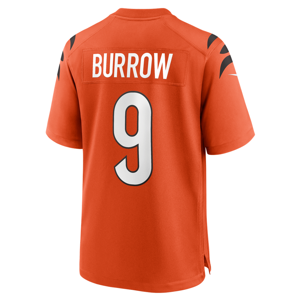 Joe Burrow Cincinnati Bengals Alternate Game Jersey - Orange