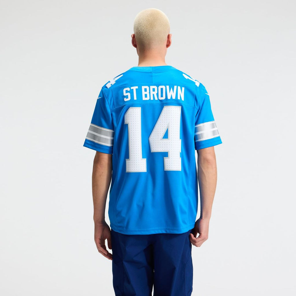 Amon-Ra St. Brown Detroit Lions Vapor F.U.S.E. Stitched Limited Jersey - Blue