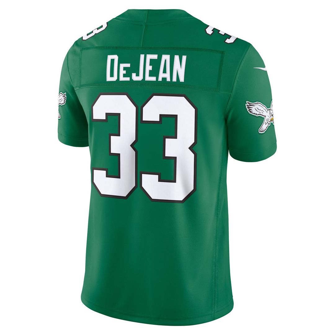 Cooper DeJean Philadelphia Eagles Alternate Vapor F.U.S.E. Stitched Limited Jersey - Kelly Green