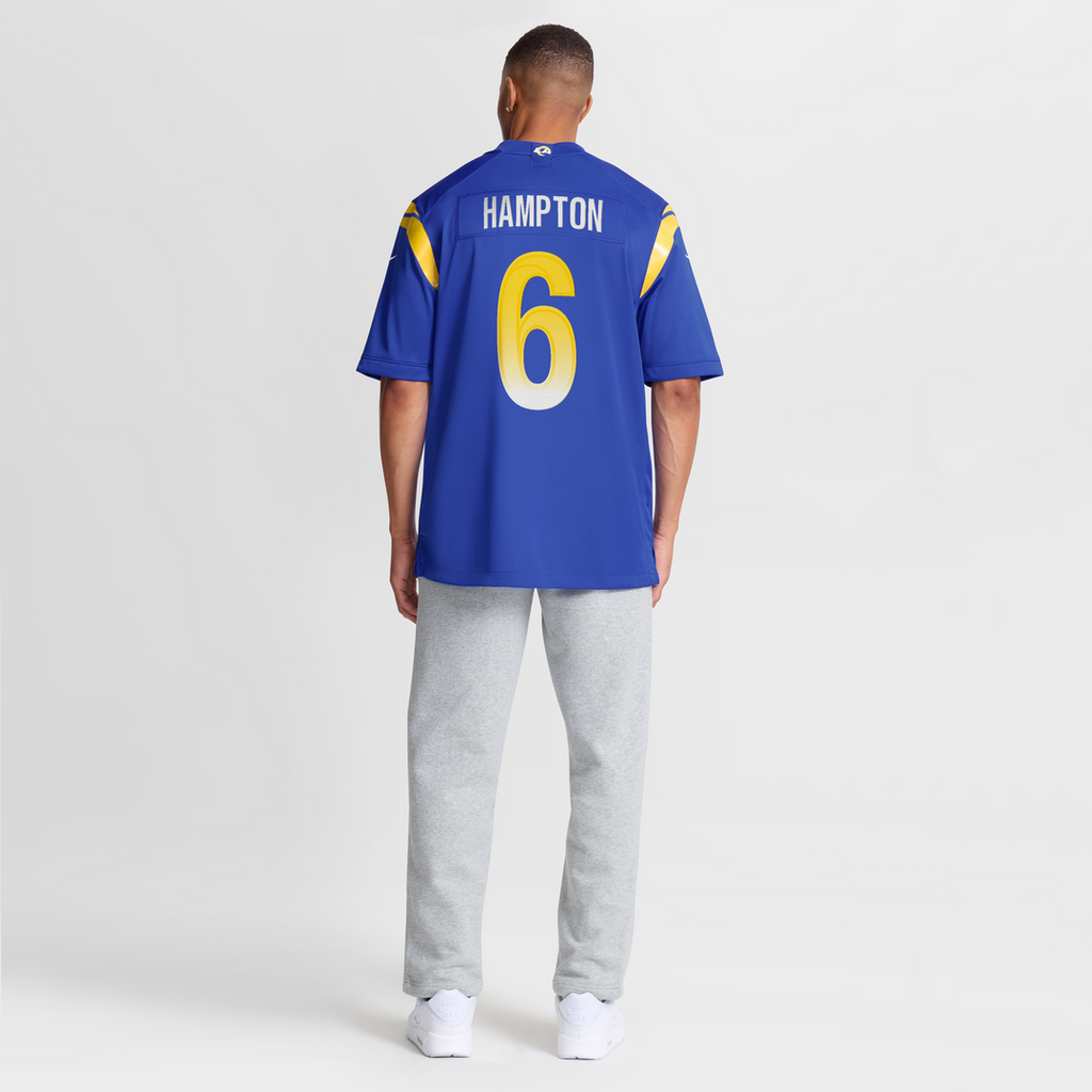 Nick Hampton Los Angeles Rams Game Jersey - Royal Blue