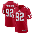 Alfred Collins San Francisco 49ers Game Jersey - Scarlet