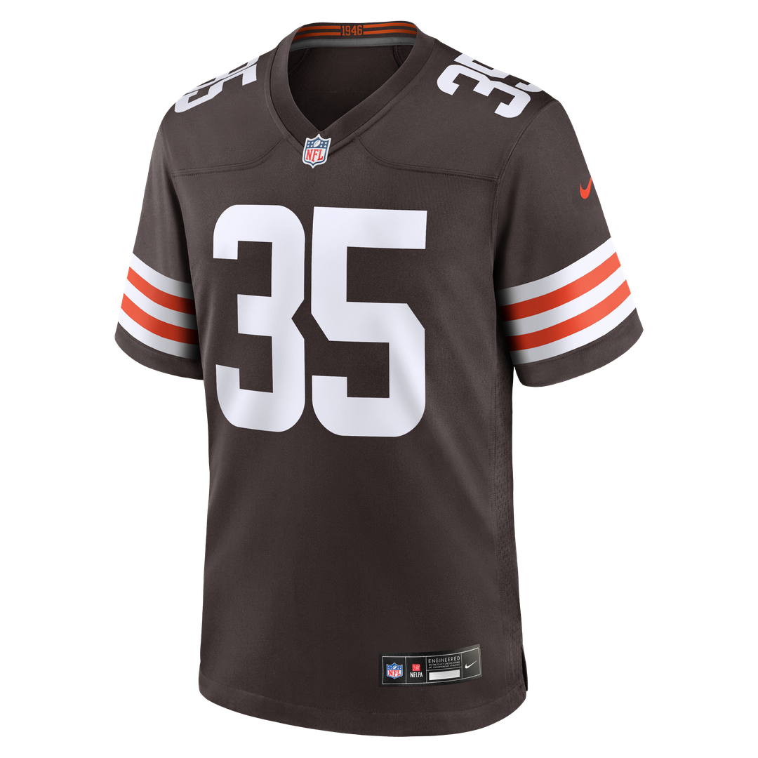 Raheim Sanders Cleveland Browns Game Jersey - Brown