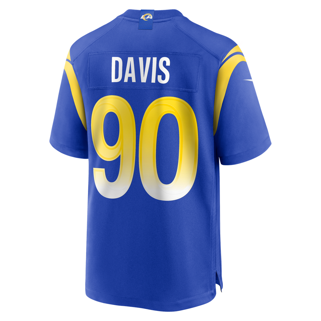 Tyler Davis Los Angeles Rams Game Jersey - Royal Blue