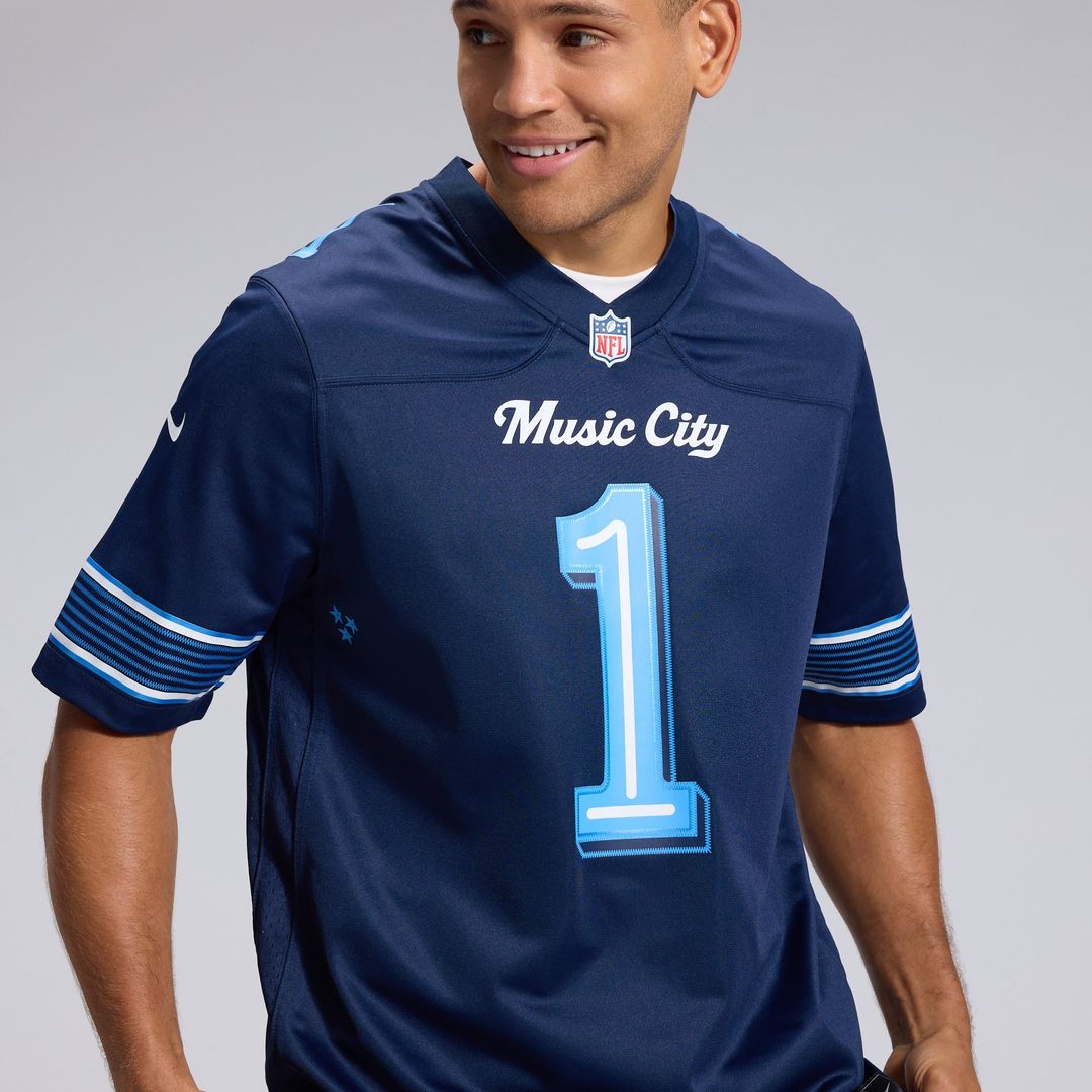 Cameron Ward Tennessee Titans 2026 Rivalries Collection Game Jersey - Navy