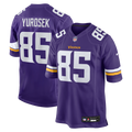 Ben Yurosek Minnesota Vikings Game Jersey - Purple