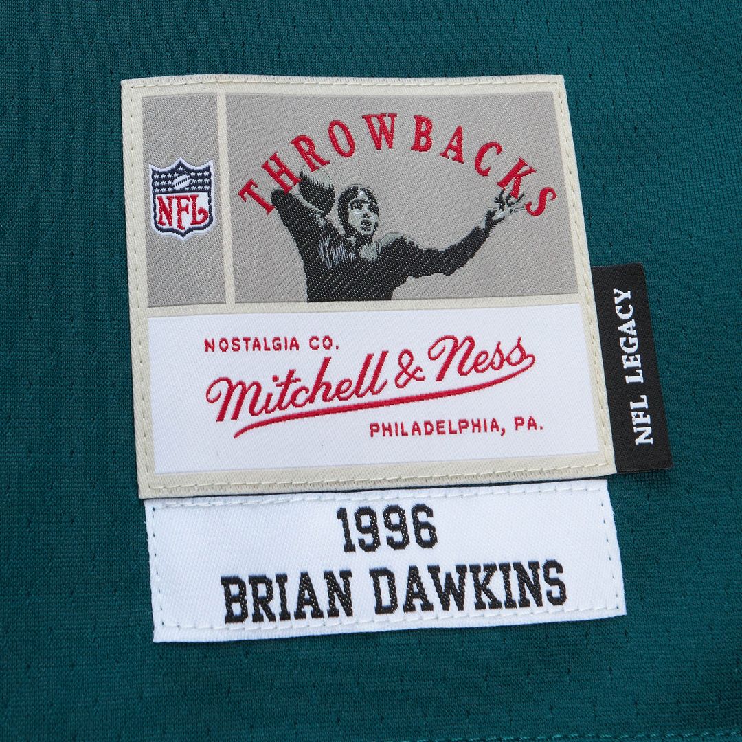 Brian Dawkins Philadelphia Eagles Legacy Replica Jersey - Green
